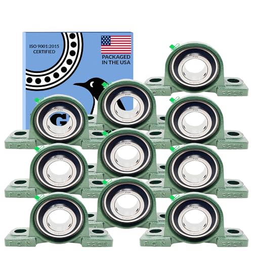 PGN UCP208-24 (10 Pack) Pillow Block Bearing - 1 1/2" Bore Self-Aligning