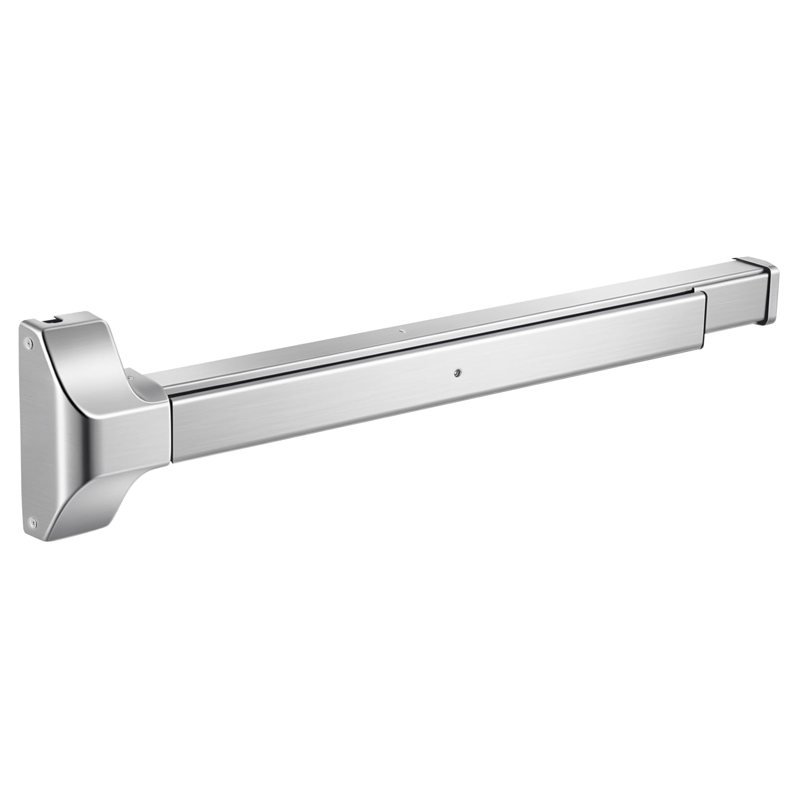 VEVOR Barre Anti-Panique de Sortie de Secours 711 mm Barre de Poussée de Porte Cadre en Métal pour Porte Métal ou Bois 711-1045 mm avec Tige Verticale