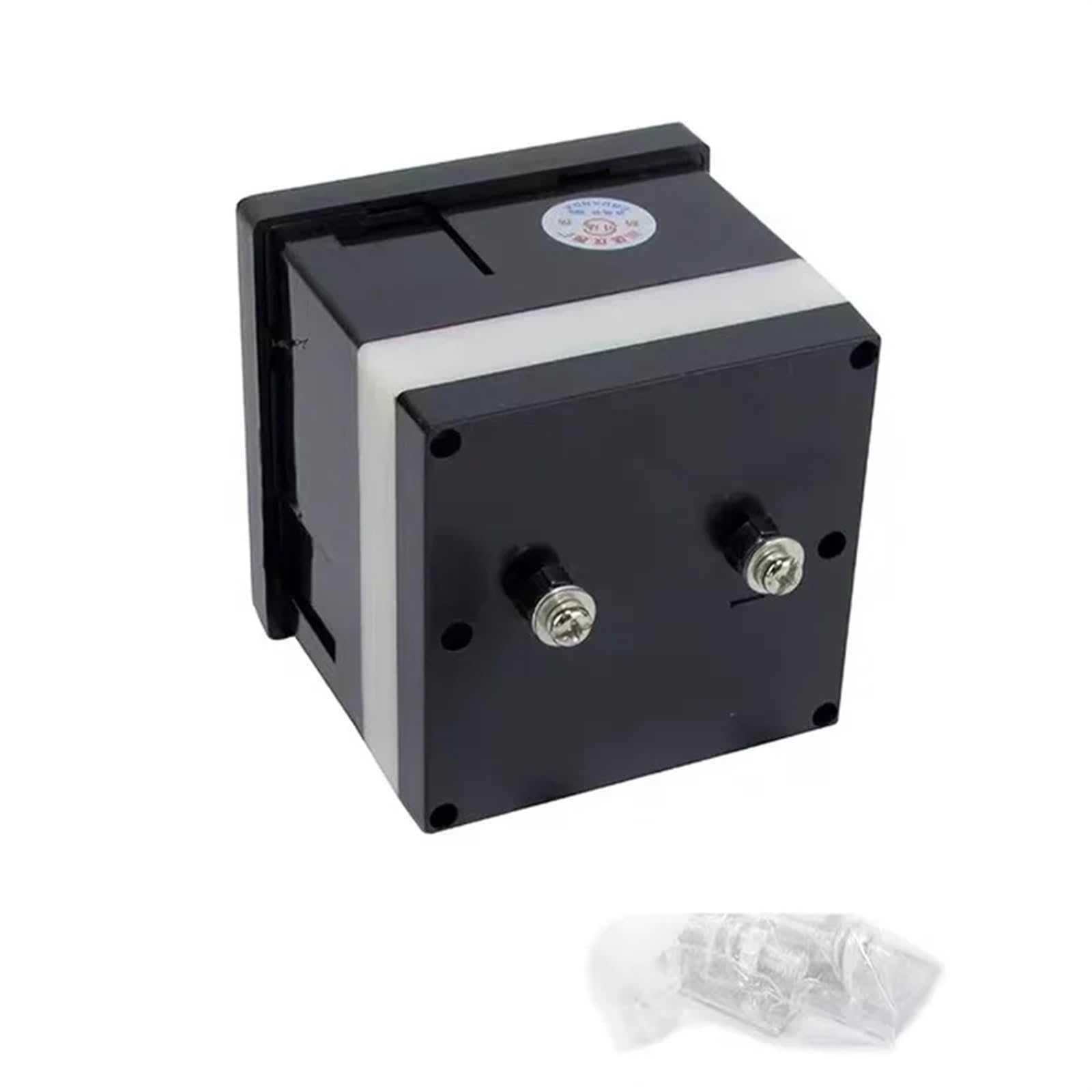 Misuratore di frequenza DC 6C2-Hz 0-50Hz 0-60Hz /DC10V Voltmetro di eccitazione del sensore Puntatore quadrato Misuratore di tensione 80x80mm 1 Pz(Size:0-50Hz(DC10V))