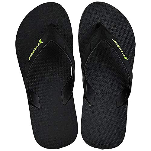 Rider, Street, Chinelo, Masculino, Preto/Amarelo, 39/40