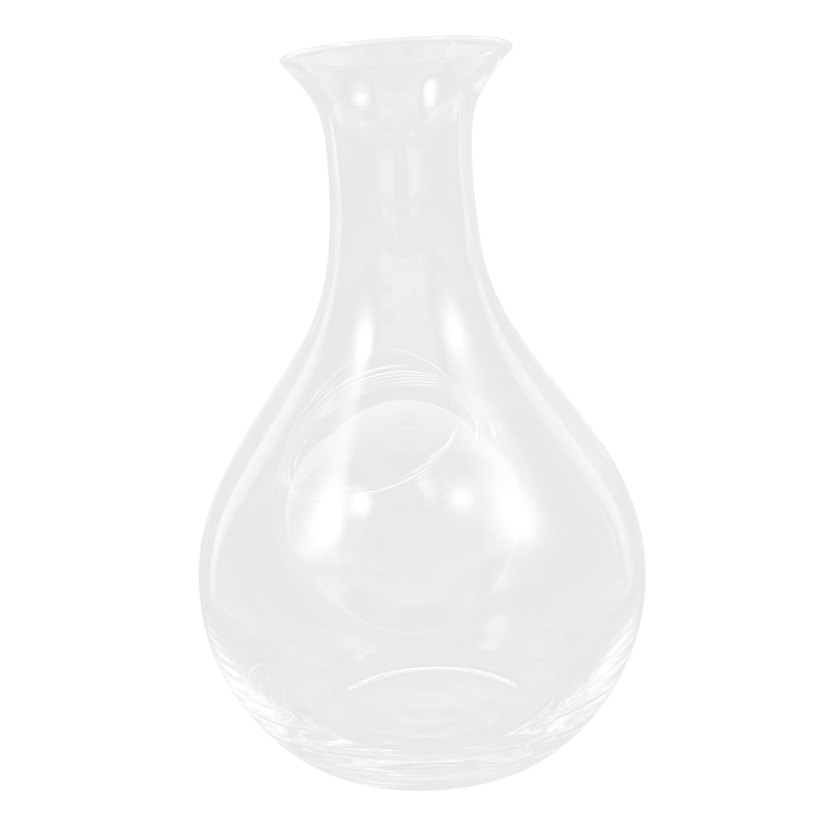 CIYODO 1pc Ice Jug Decanter for Wine Inflatable Suit Flasks Air Clear Sake Bottle Clear Vase Mug Hydro Jug Water Bottle Japanese Wine Decanter Touchless Drink Dispenser Lead- Glass