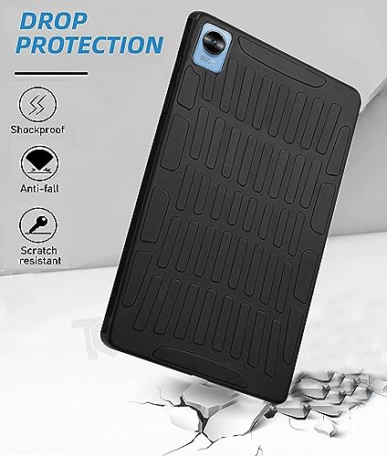 Image of TGK Rugged Back Cover for Realme Pad Mini 8.7 Inch Tablet Case Black