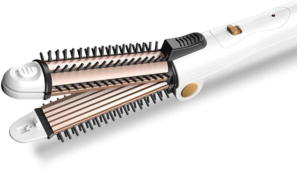 NANZU 4 in 1 Hair Curler Multifunctional Straightener and Curling Iron Hot Air Iron Rotating Roller Comb Corrugated