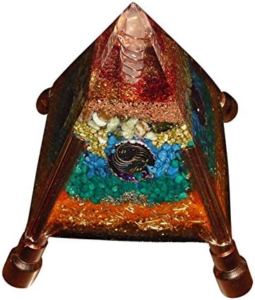 Adjustable Orgone Pyramids - available in three colors (Orange)