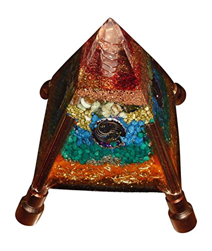 Adjustable Orgone Pyramids - Available In Three Colors (Orange) #TOP2