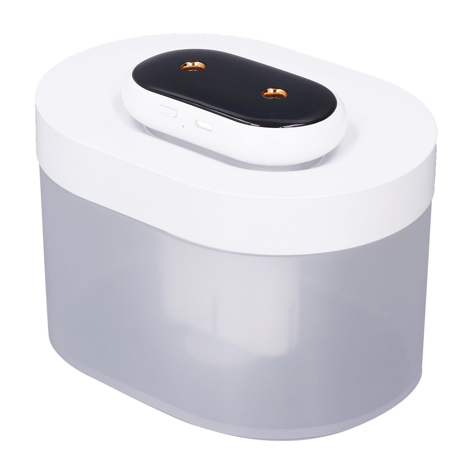Humidificador de Niebla Fría, Humidificador con Difusor de Aceites Esenciales, Aromaterapia para Viajes en Casa, Oficina, Tanque Grande de 1 Litro, Tiempo de Ejecución de 8 (blanca)