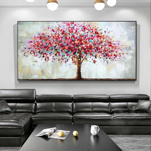 Décoration intérieur moderne toile paysage floral pour mur vide - 4