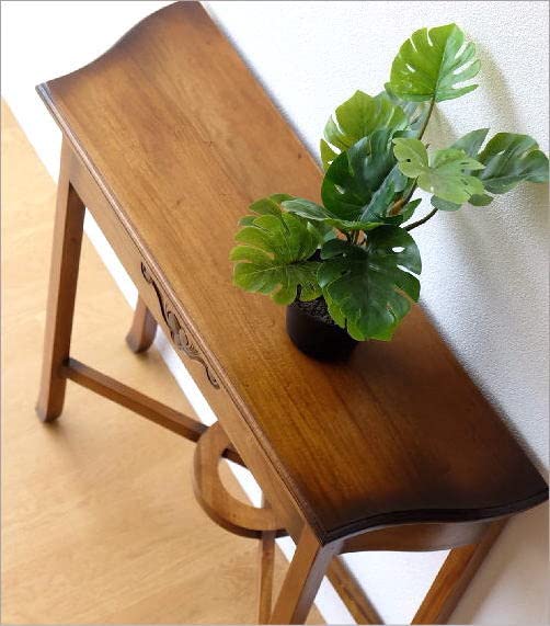 Amazon｜コンソールテーブル スリム 薄型 奥行25cm アンティーク調