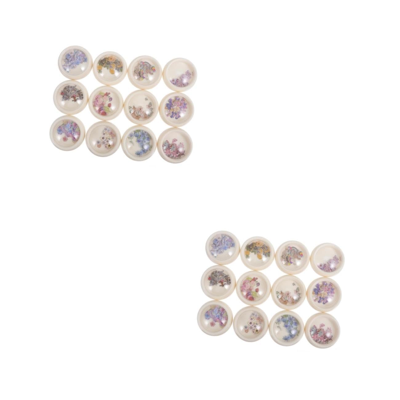 2 Set Decalcomanie Per Unghie Colorate Misti Per Decorazione Unghie Adatte Nail Art E Manicure Casual E Attraente Per Domestico 12 Scatole*2
