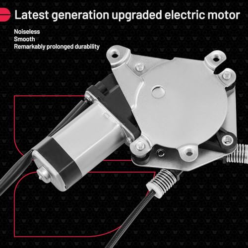 Image of BDFHYK 751-712 Power Window Regulator with Motor Rear Left for Escape 2008-2012, Mazda Tribute 2008-2011, Mercury Mariner 2008-2011| 2008 2009 2010 2011 2012 08 09 10 11 12