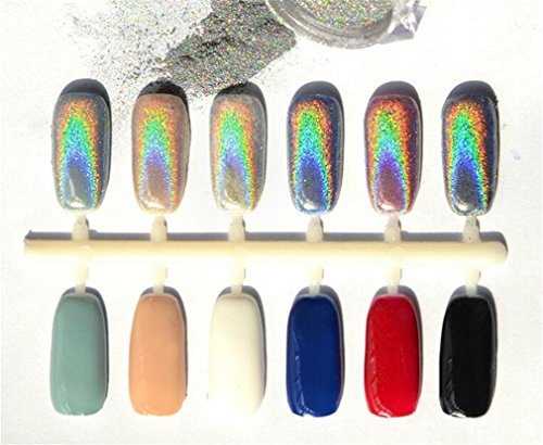 Joyeee Unghia Arte Magia Splendente Specchio Cromo...