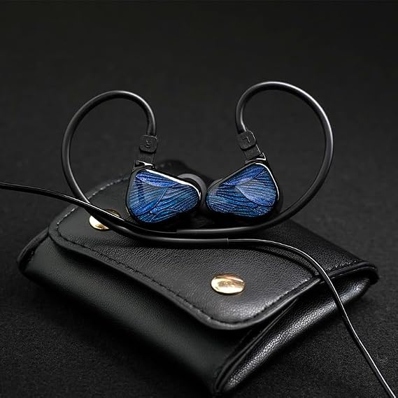 TRUTHEAR x Crinacle Zero BLUE 2 Dual Driver In-Ear, In-Ear Wired Monitor Headset for Stage, Studio or Audiophile