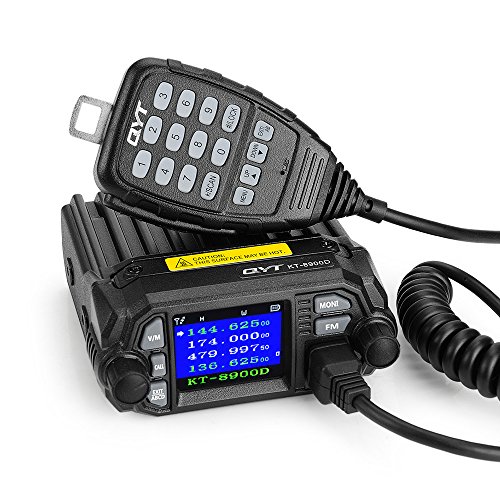 QYT KT-8900D 25W Dual Band Mini Mobile Transceiver Two-Way Radios UHF VHF Quad standby Amateur Car Radio with Extra Speaker QYT KT-8900D 25W Dual Band Mini Mobile Transceiver Two-Way Radios UHF VHF Quad standby Amateur Car Radio with Extra Speaker