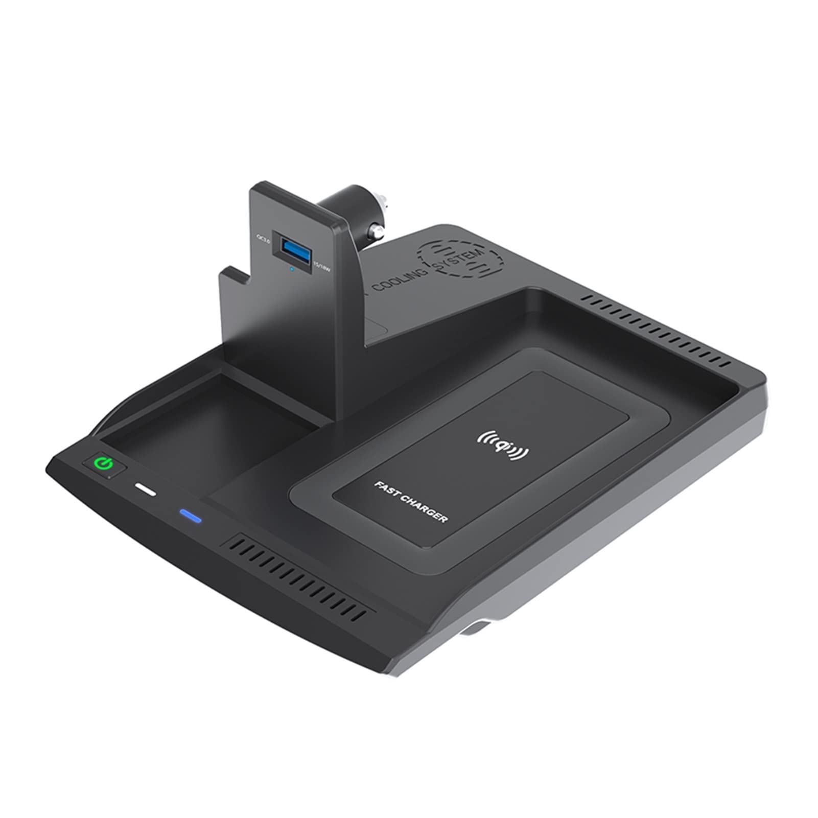 Cargador inalámbrico Qi for teléfono de 15 W for Coche, Soporte