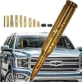 7.8in Car Truck Antenna Bullet Antenna Truck Accessories Silverado 1500 Ford F150 Dodge Ram 1500 GMC Sierra 1500 Ranger Short Replacement Antena para Carro (Gold, 7.8in Spiral Style)