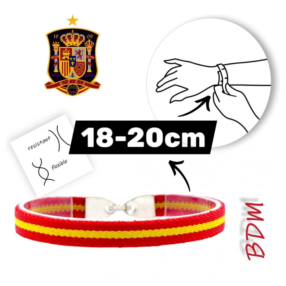 Hiszpania bransoletka dla kobiet i mezczyzn. Rozmiar nadgarstka od 18 do 20 cm.