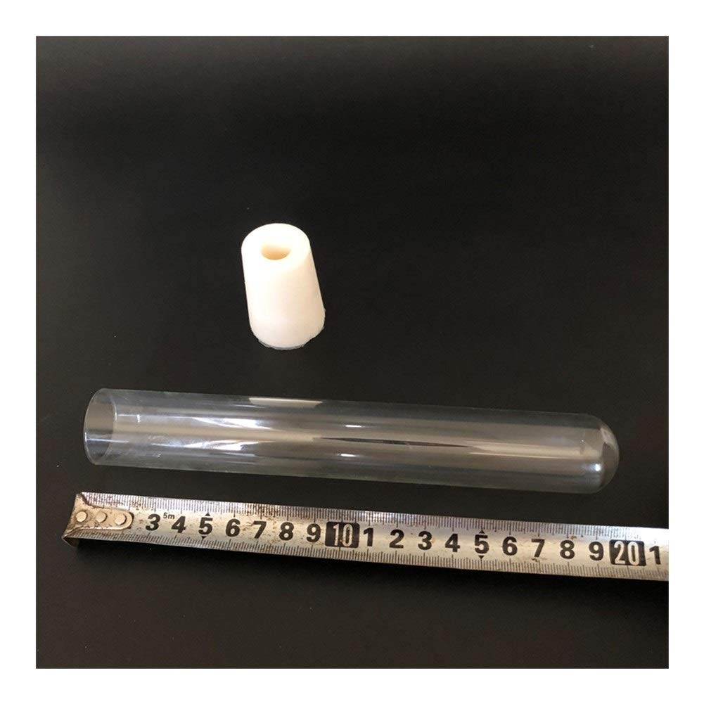 PYouo-tubos de ensayo grandes, 6 PC / porción tapa wih tubo de vidrio, 30 * 200 mm, en forma de U inferior del tubo de prueba de vidrio, con el Laboratorio tapón de gel de sílice , Materiales de alta
