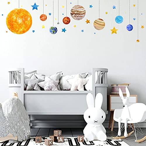 Vinilos Decorativos de Sistema Solar para Pared Niños miniatura 6