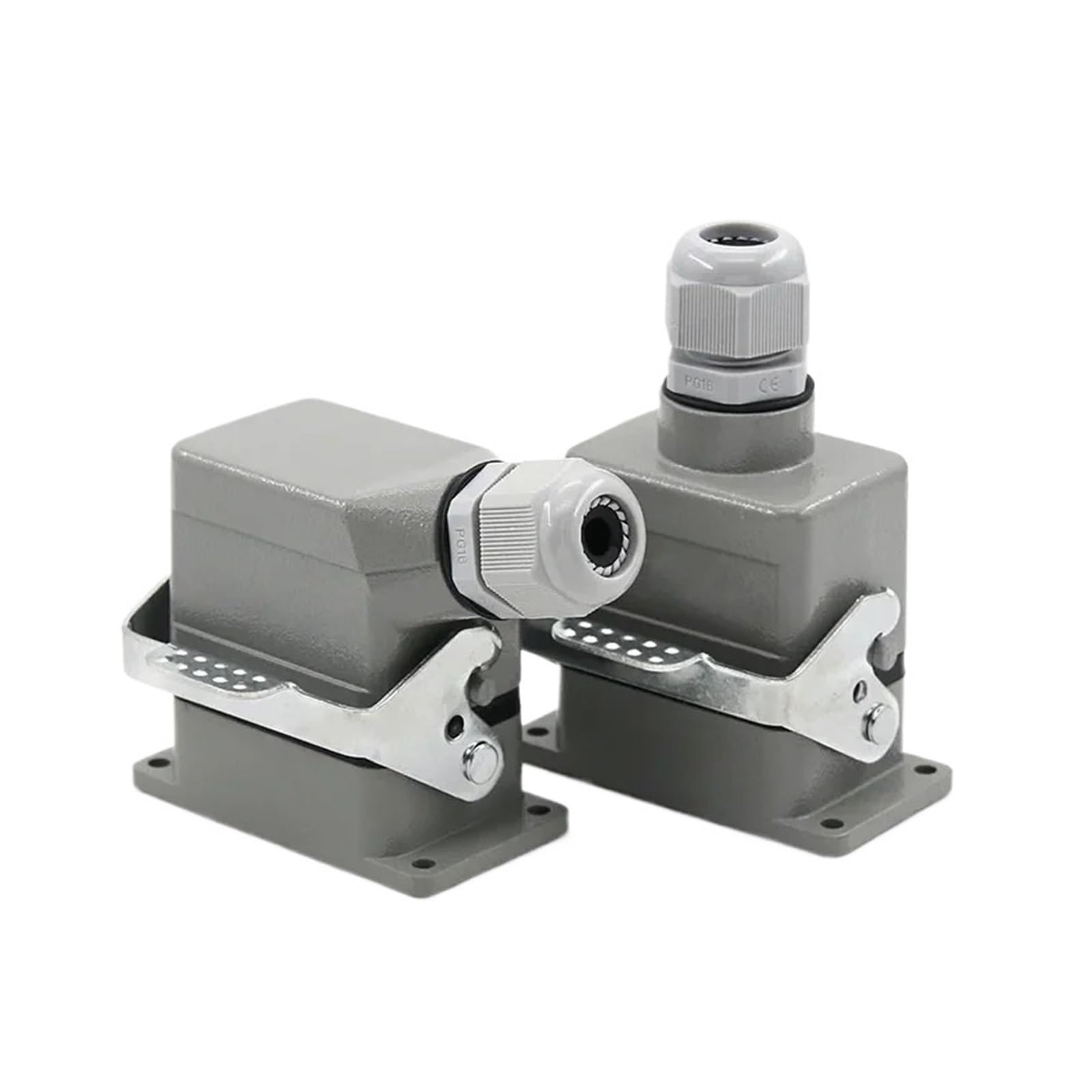 Conector HDC-HE-004 rectangular aeroespacial impermeable hembra de 4 pines 8