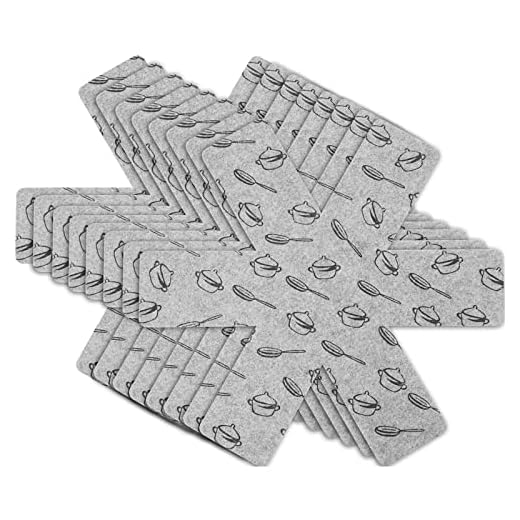 flintronic Separatori Pentole - Proteggi Pentole e Salvapadelle - Set 8 Pezzi (38CM) - Perfetti per Pentole e Padelle Antiaderenti in Acciaio Inox, Ghisa, Ceramica (Grigio)