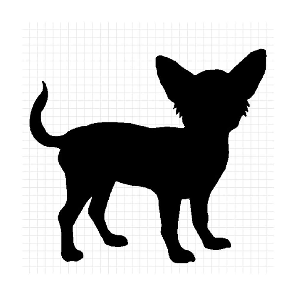 Amazon.co.jp: チワワ Ver.2 シルエット 犬ステッカー (白：ホワイト