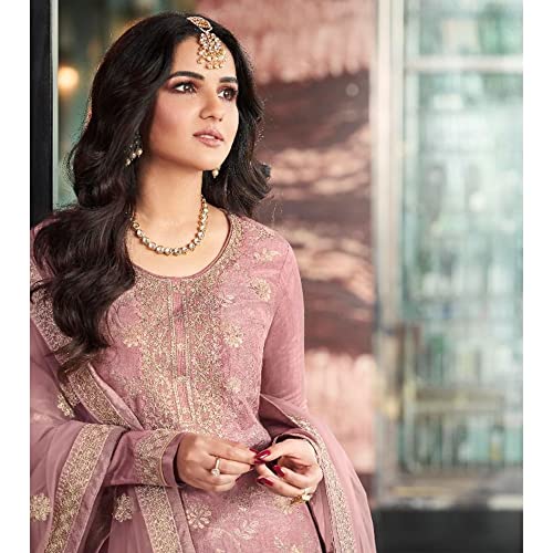 Image of Women's Wear Ready To Wear Designer Salwar Kameez Suits Indian Pakistani Beautiful Plazzo Pant Dress
