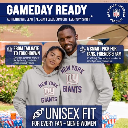 Image of Team Fan Apparel NFL Gameday Hoodie Pullover Sweatshirt for Men and Women | Officially licensed NFL Gameday fleece pullover - kangaroo pocket, ribbed cuffs, drawstring hood, unisex fit