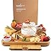 Bamboo Cheese Board and Knife Set in Kraft Gift Box - Charcuterie Serving Platter - Unique Gift for Christmas, Birthdays, Mom, Wedding – Hidden Cutlery Tray