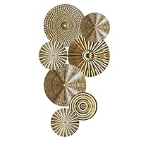 kyaoayo Wanddeko Metall, 4/7 Stück Runde Wanddekoration Wandschmuck Dekorationen,3D Wandornament, Rund Metallbilder Gold Wandskulptur für Haus Wohnzimmer Esszimmer Schlafzimmer Küche Korridor kyaoayo Wanddeko Metall, 4/7 Stück Runde Wanddekoration Wandschmuck Dekorationen,3D Wandornament, Rund Metallbilder Gold Wandskulptur für Haus Wohnzimmer Esszimmer Schlafzimmer Küche Korridor