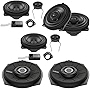 Audison Front, Rear Speakers, and Subwoofers Bundle Compatible with 14-18 BMW 4 Series M4 Cabrio F83 Base Sound System