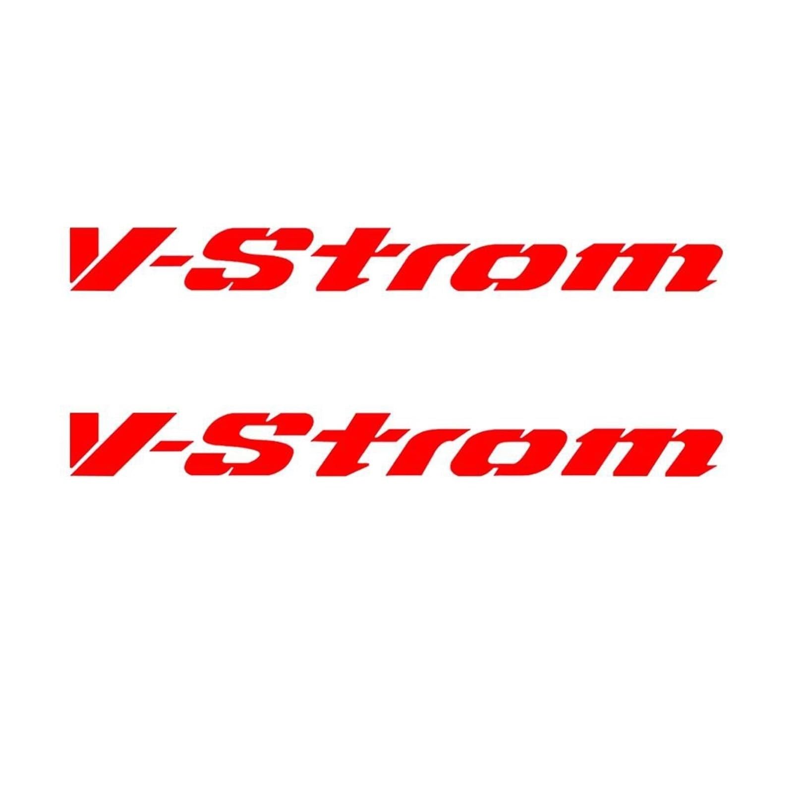 Compatible with VStrom 1050 XT VSTROM 250 650 1000 1050 VStrom 250 SX 650 DL 650 XT 800 DE Motorcycle Reflective Stickers(RED)
