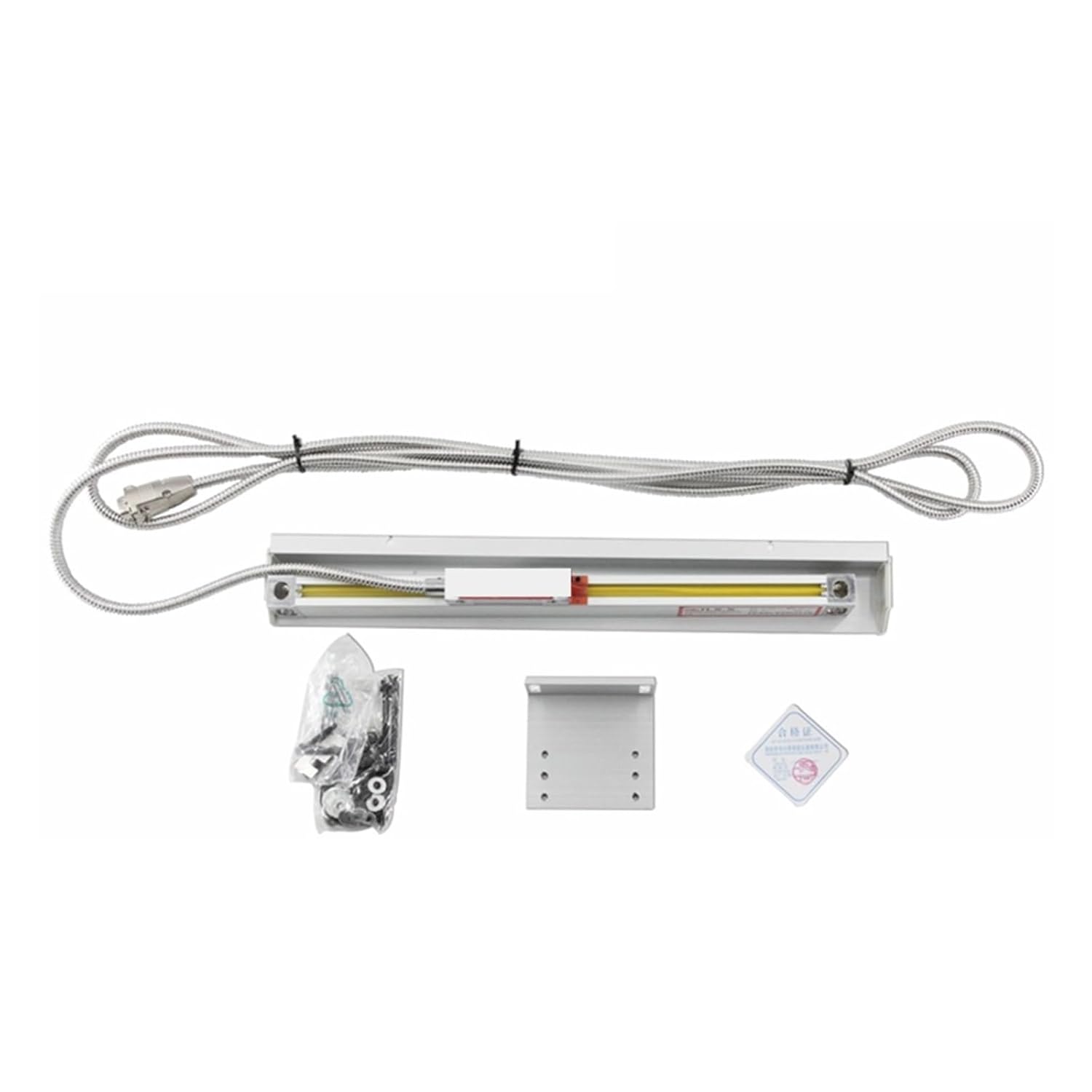 1pcs GCS898 Slim Linear Glass Scale 0.005mm Resolution TTL Encoder Ruler for Precise Measurement in Small Machinery(Travel Length 250mm)