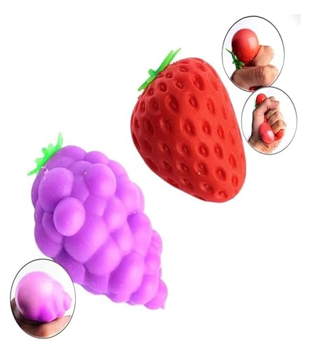 Morango e uva anti stress squishi anti stress fidget toys