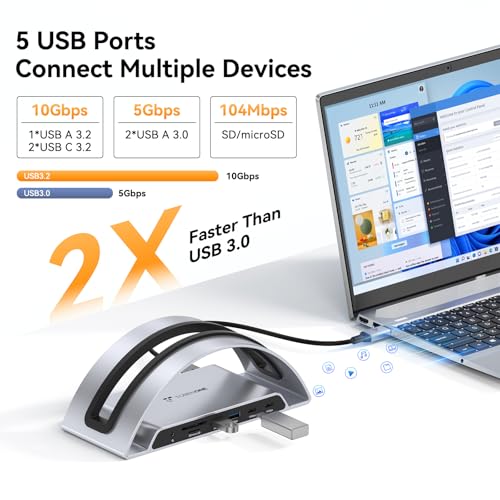 Thunderbolt 4 Docking Station Dual Monitor