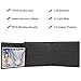 HIMI Wallets for Men - RFID Blocking Trifold Genuine Leather Wallet With 2 ID Window (Vintage Black)