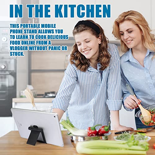 Kanayu 12 Pack Cell Phone Stand Holder For Desk Foldable Adjustable Mobile Phone Stand Desktop Accessories Compatible With Iphone3/12/11/ Pro/Xs/Max/X/8/6S/ Android Smartphone/Tablets #TOP3