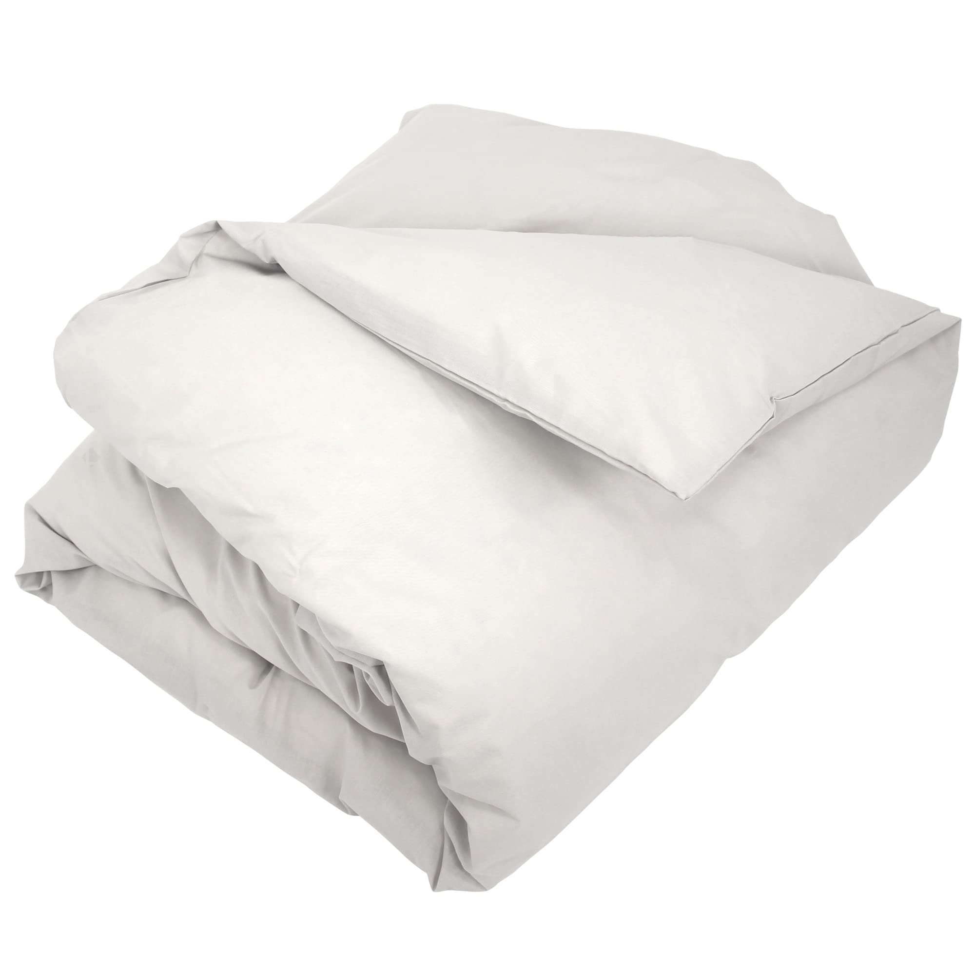 Linnea Housse de Couette uni 280x240 cm 100% Coton Alto Calcium