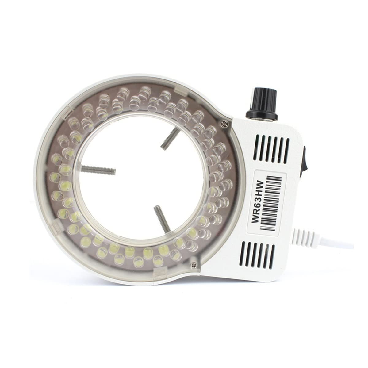 Microscope réglable à 144 LED avec lames de microscope et kit d'accessoires pour loupe vidéo