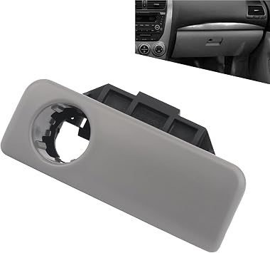 Glove Box Latch, Center Console Glove Box Plastic Rustproof Handle, Snap Fit Perfect Match Original Replacement #55506-35020-B0 5550635020B0, Compatible with 4 Runner 2003-2009 Gray