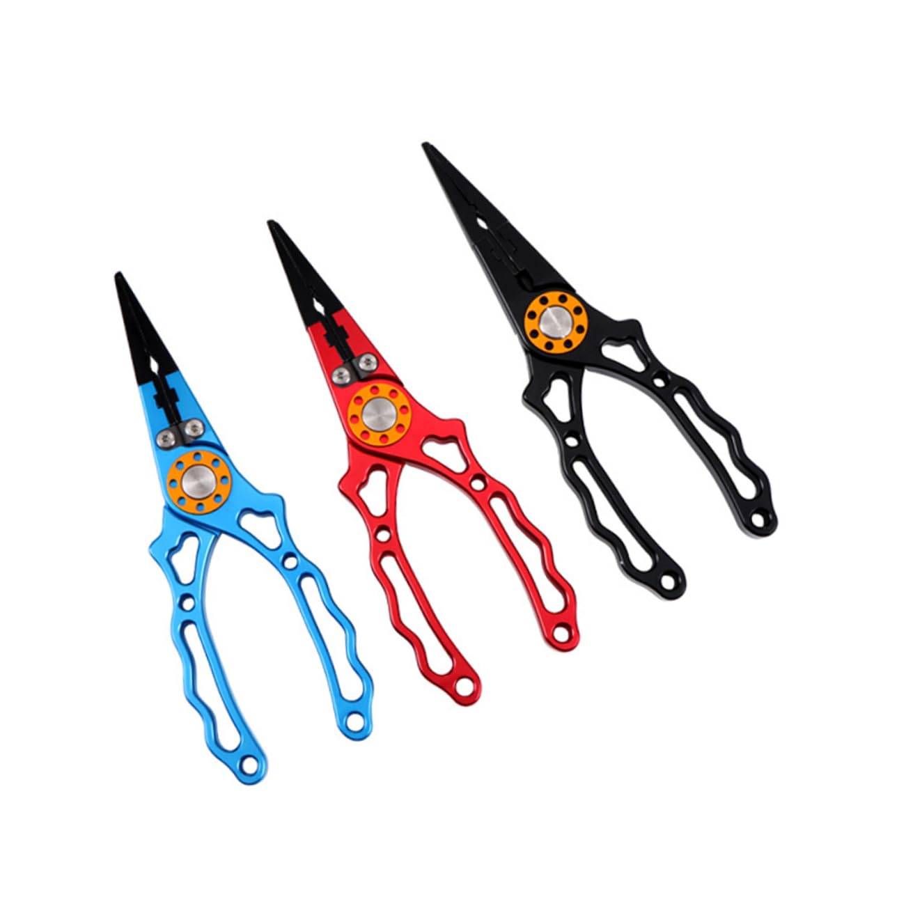 Aluminium Angelzange Multifunktionale Anglerwerkzeuge Mit Schnurschneider Und Hakenlöser Rutschfeste Griffe Lanyard Für Karpfenangeln Und Andere Angelausflüge Rot