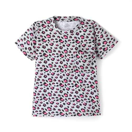 Image of Girls Premium Cotton Printed T-Shirt & Shorts Set | Summer Wear Comfortable Loungewear Clothing Set | Girls Co-Ord Set | Casual Half Sleeve Printed Top & Bottom Set