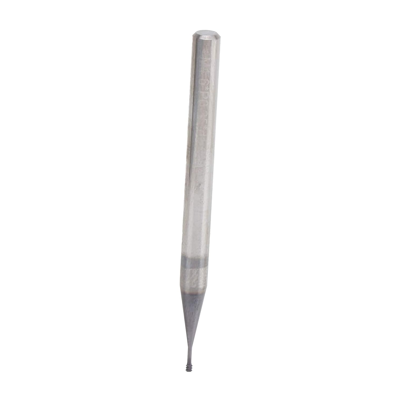 3 Tooth Metric 60° Tungsten Steel Thread Milling Cutter for CNC Hand Tool, M1.6x0.35xD4x50 Specification, High Wear Resistance, Professional Milling Design, Suitable for Multiple M