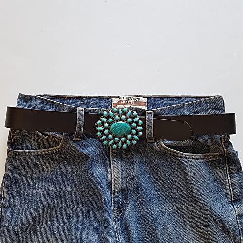 Trendy Turquoise Buckle Belt2