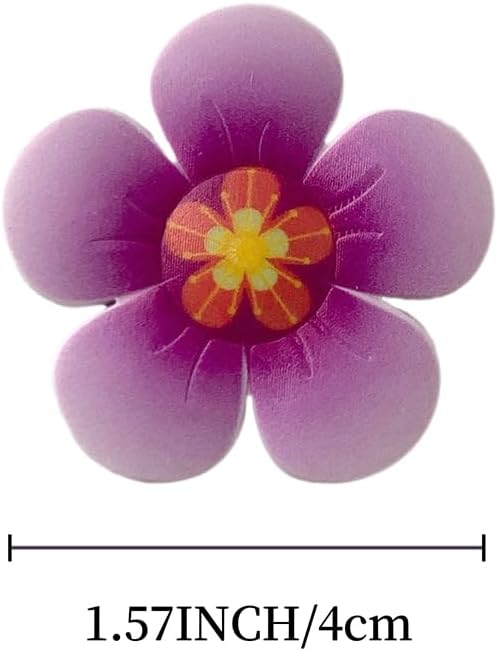 Miniatura 6 de Dijes de flores para niñas, dijes de mariposa y letras, dijes de margaritas para adultos, perfectos para regalos lindos de niña (coloridas flores de