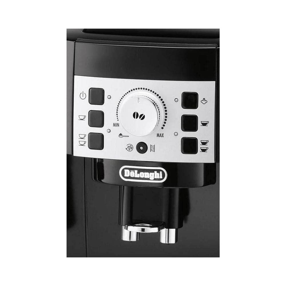 De'Longhi Magnifica S ECAM22.112.B, Macchina Caffè Automatica, Montalatte Manuale Regolabile, dal Chicco alla Tazzina, 2 Ricette Caffè, Controllo Temperatura, 2 Espressi Contemporaneamente, Nero