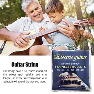 leryveo 5 Pcs Cordes de Guitare, Jeu de Cordes de Guitare électrique 1-6, Cordes pour Guitare Classique, Cordes en Acier… - Les Beatles, Paul McCartney, John Lennon, RIngo Starr, George Harrison leryveo 5 Pcs Cordes de Guitare, Jeu de Cordes de Guitare électrique 1-6, Cordes pour Guitare Classique, Cordes en Acier… – Image 2