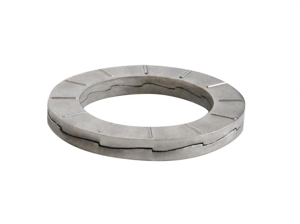 5/8" x 10.247" OD Stainless Steel Plain Finish Wedge Lock Washers, 100 pk.