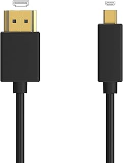 ナビ入力用HDMIケーブル (Type-A オス - Type-D オス) ケンウッドMDV-M910HDF / M910HDL / M909HDF / M909HDL / M908HDF / M908HDL / M907HDF / M907HDL入力用HDMIケーブル KNA-20HC互換品 (100, センチメートル)