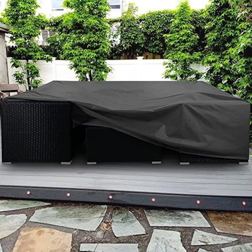 Housse de Mobilier de Patio Imperméable et Robuste Extérieur