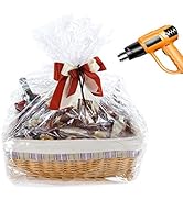 Clear Basket Cellophane Wrap Bags Shrink Wrap Bags Extra Thick 2.5mil Cello bags for Gift Baskets...